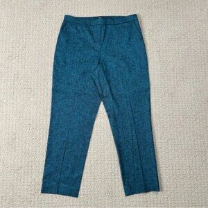 Theory Linen Blend Treeca Pull On Pants
